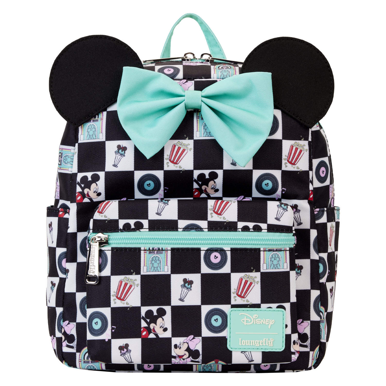 Disney Mickey and Minnie Date Night Diner Nylon Mini Backpack
